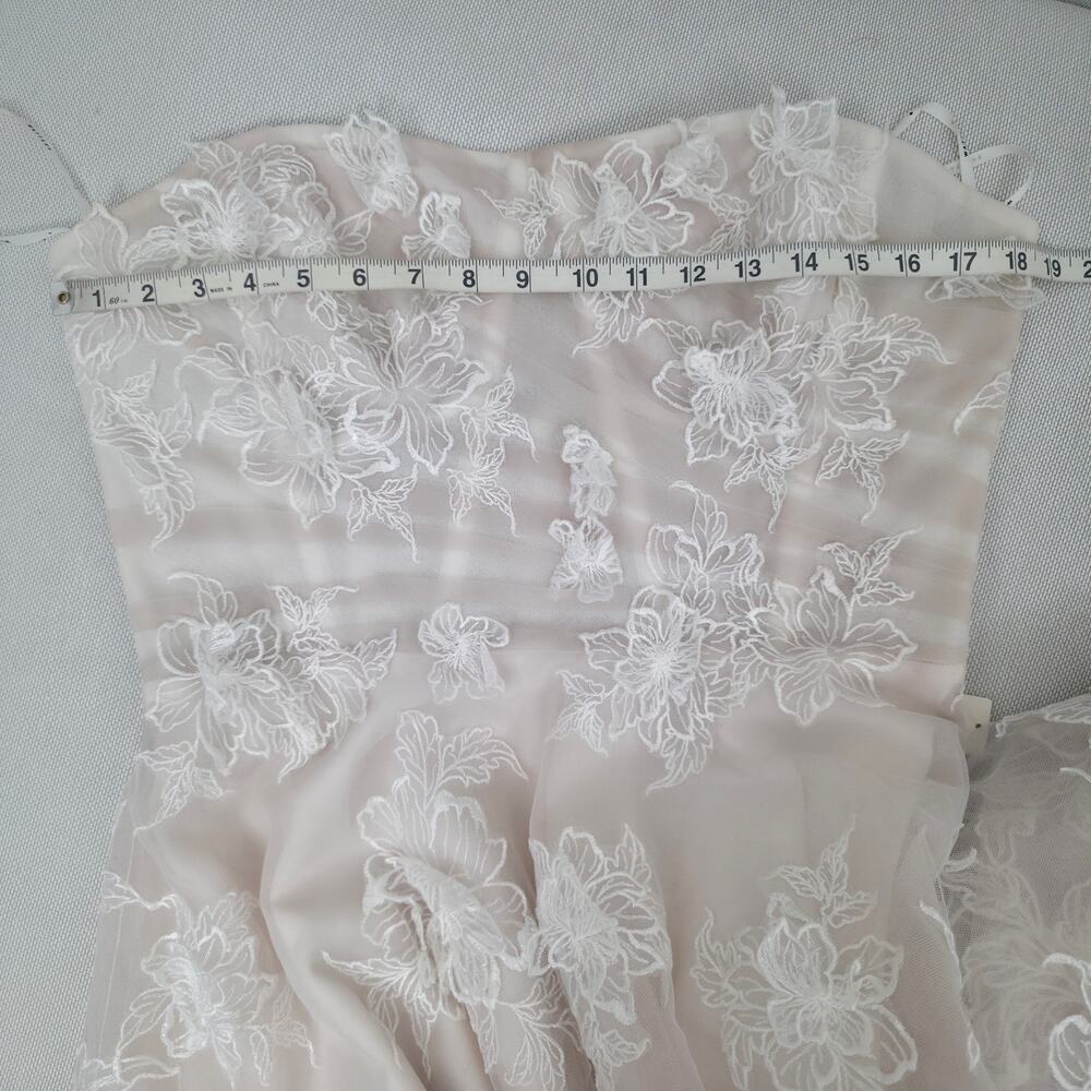 WATTERS Arien Ivory 3D Floral Corset Ball Gown Wedding Dress 14 NWT - Picture 8 of 16